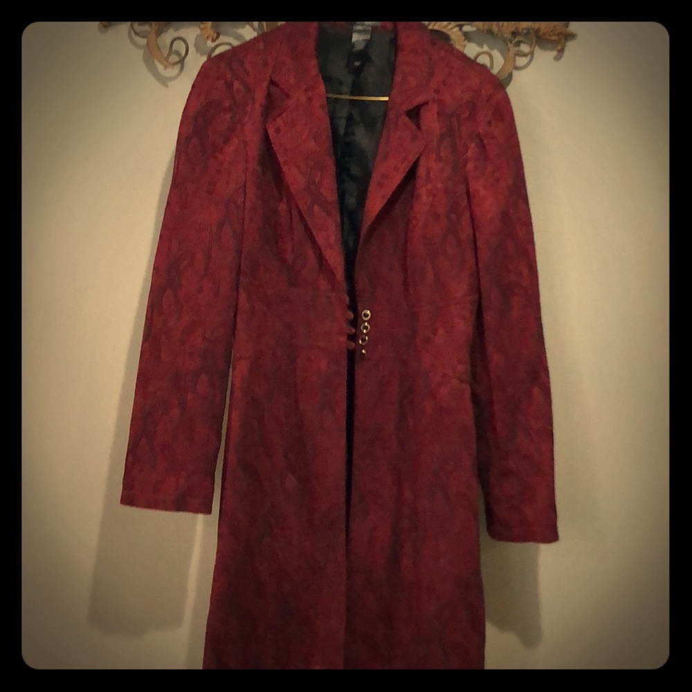 Red Dress Coat